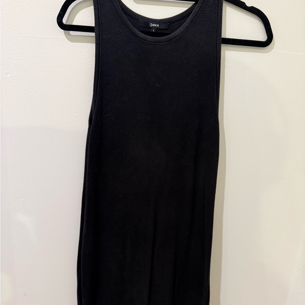 Quince Women's Black Mini Dress
